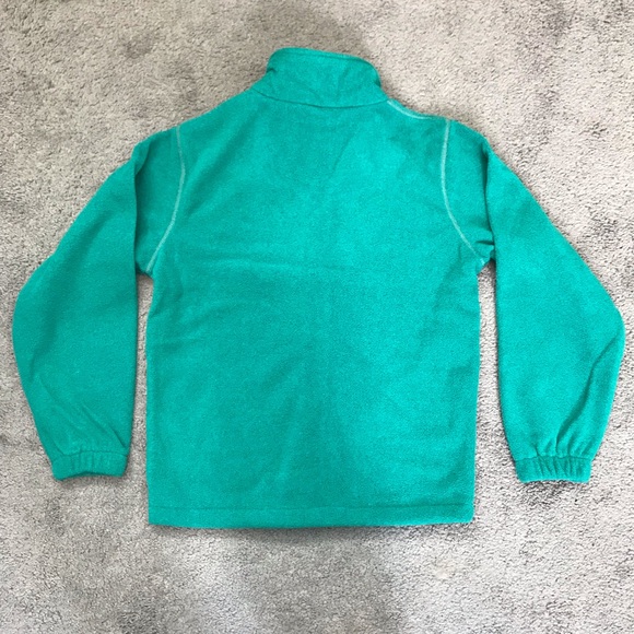 Blue/Green Landway Fleece Kids Jacket - Picture 2 of 5